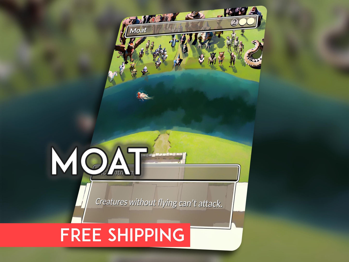 Moat Proxy for Magic the Gathering