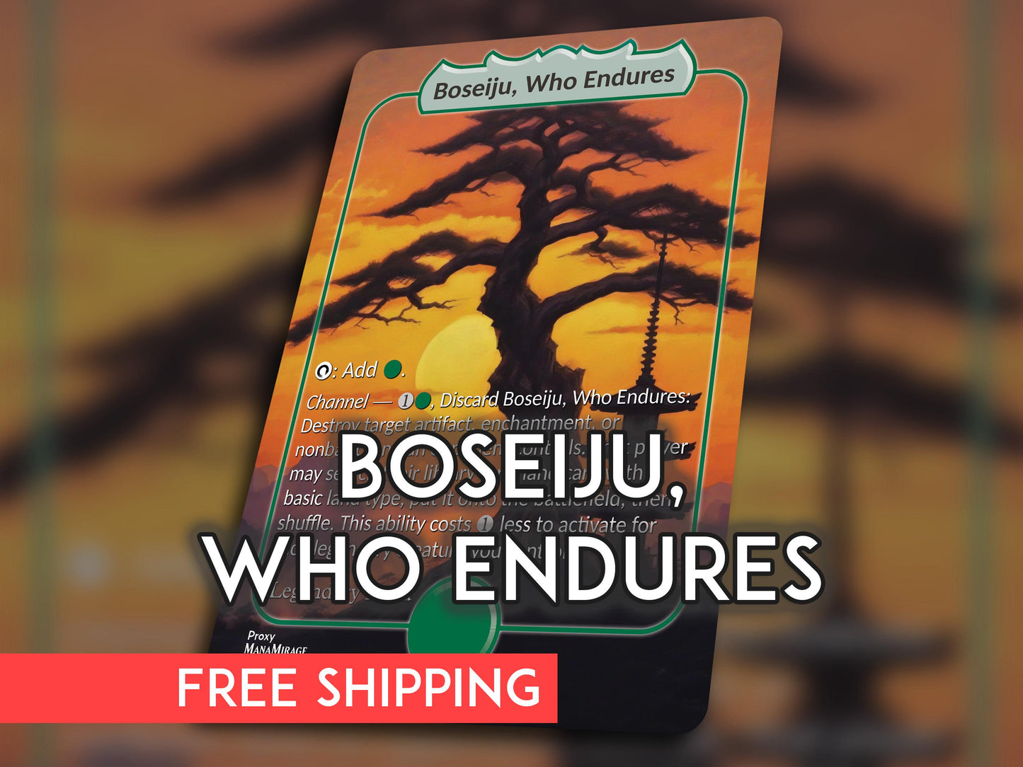 Boseiju, Who Endures Proxy - Sunset Painting