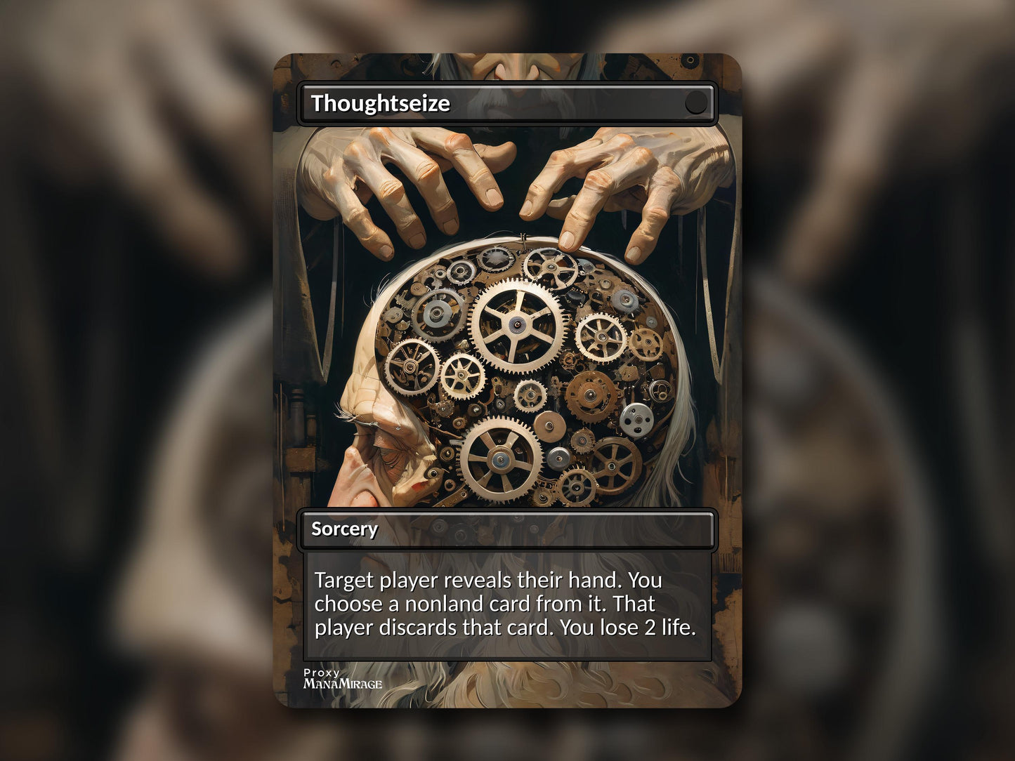 Thoughtseize MTG Proxy Card: Original Artwork