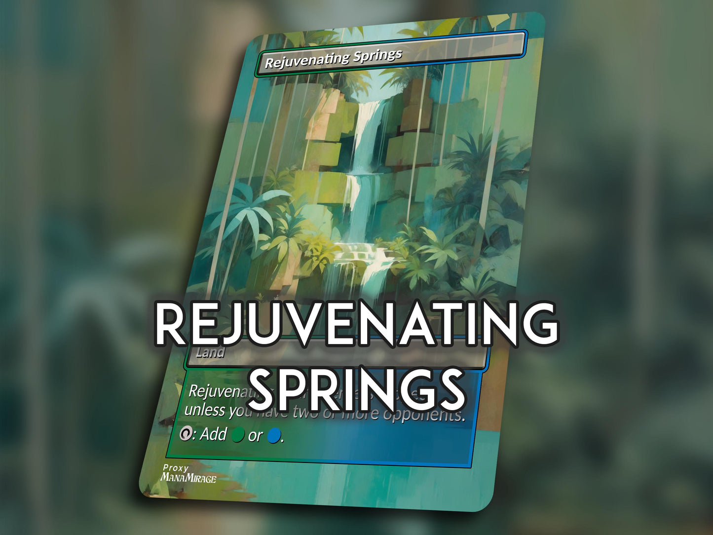 Rejuvenating Springs Bond Land Proxy