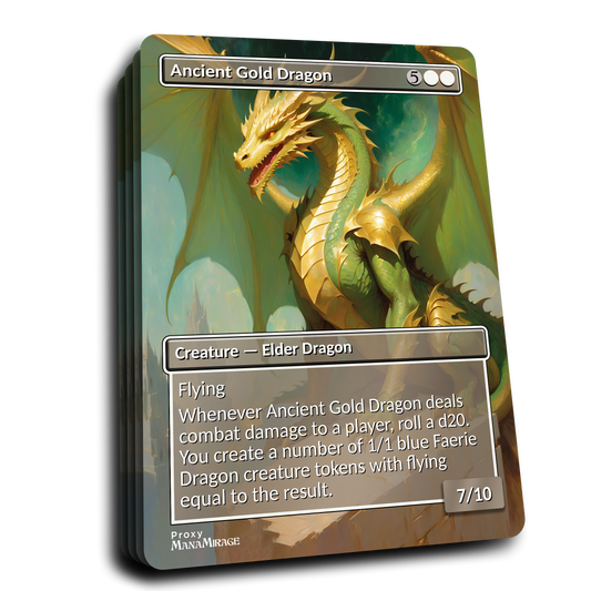 Ancient Gold Dragon MTG Proxy