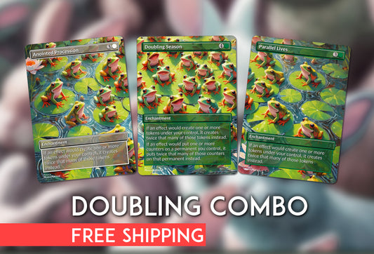 Frog Theme: Anointed Procession, Doubling Season, Parallel Lives Proxies