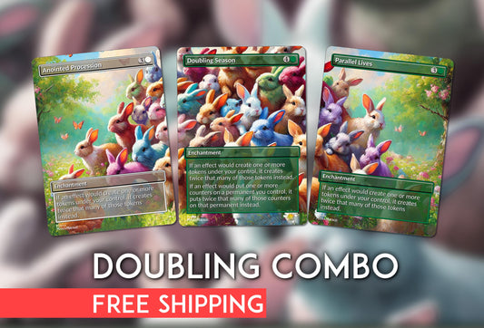 Bunny Theme: Anointed Procession, Doubling Season, Parallel Lives Proxies