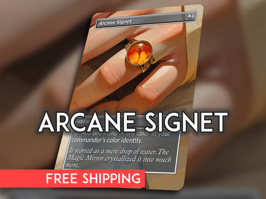 Arcane Signet Proxy - Dragon Amber Edition