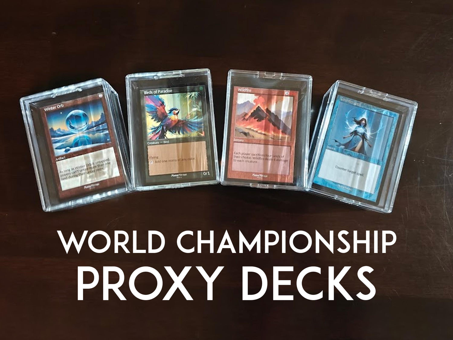 mtg commander deck proxy DC DC Heroes Edition 100 Full Art Cards (Card Only) : Toys & Games ManaMirage Proxy Commander Decks