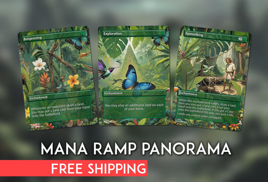 Mana Ramp Panorama Wraparound Burgeoning, Exploration, Spelunking Proxies