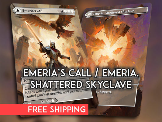 Emeria's Call / Emeria, Shattered Skyclave MDFC Proxy