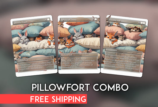 Pillow Fort Panorama Proxies (Ghostly Prison, Sphere of Safety, Trouble in Pairs)