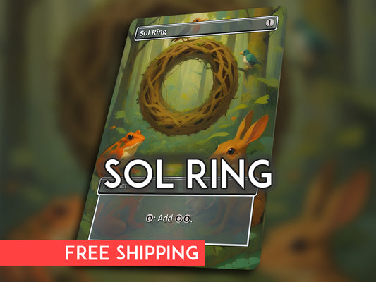 Sol Ring Proxy - Forest Creature Edition